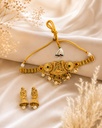 Radha Krishna Temple Choker Set