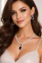 Royal Drop CZ Necklace Set
