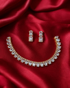 Elegant Crystal Jewelry Set with earrings